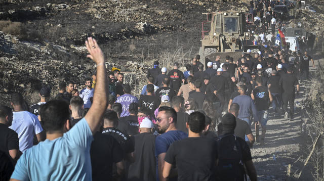 רמת הגולן. הדרוזים פורצים את הגבול לעבר סוריה (צילום: מיכאל גלעדי, פלאש 90)