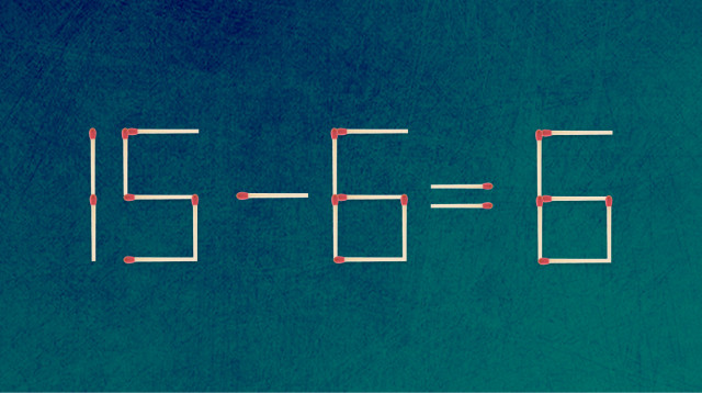 האם תצליחו לפתור את המשוואה באמצעות הזזת גפרור אחד בלבד? (צילום: מערכת מעריב)