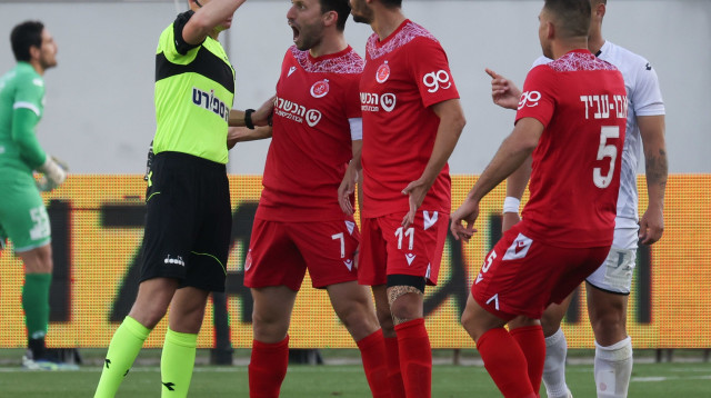 עומרי אלטמן, דן איינבינדר, איאד אבו עביד, עידן לייבה (צילום: דני מרון)