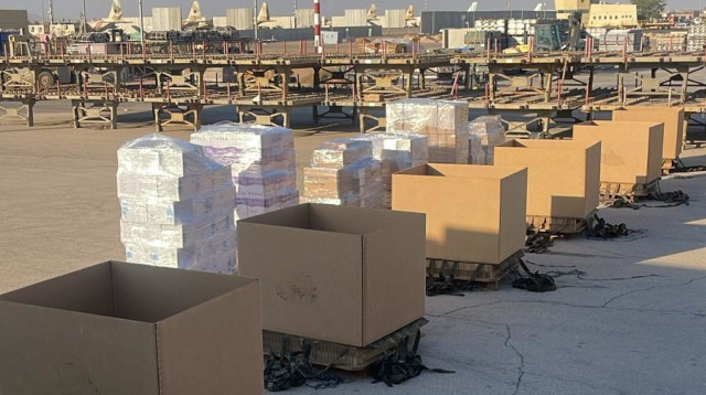 הציוד שהועבר לבית החולים בסוריה (צילום: דוברות משרד הבריאות)