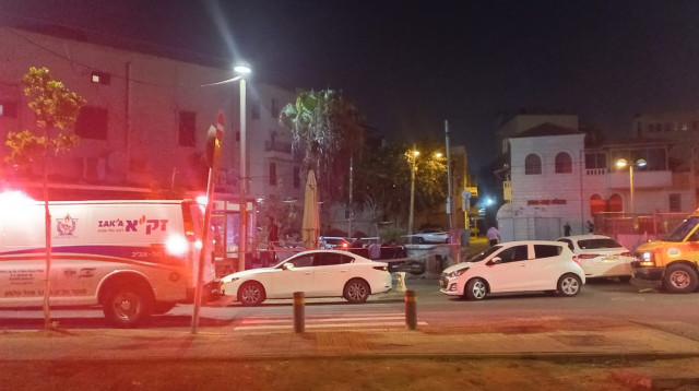 זירות האירוע ביפו (צילום: דוברות זק"א)