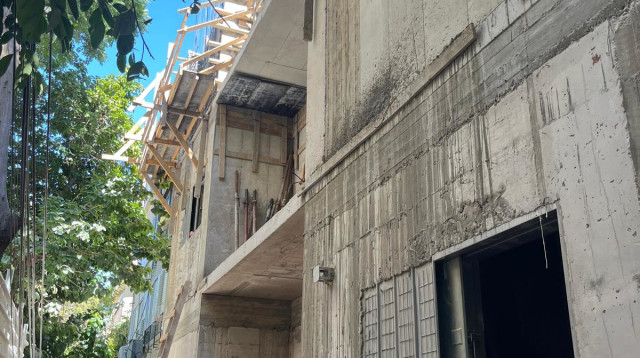 ממ"ד בתהליך בניה. מרכז בעלי המלאכה 42, תל אביב (צילום: יח"צ,ביתא נדל"ן)