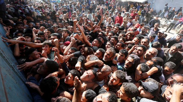 רעב ברצועת עזה (צילום: REUTERS/Ramadan Abed)