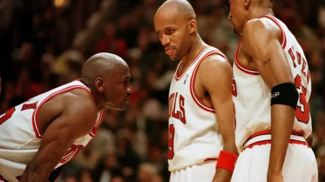 בימים הגדולים, לצד ג'ורדן ופיפן (צילום: GettyImages)