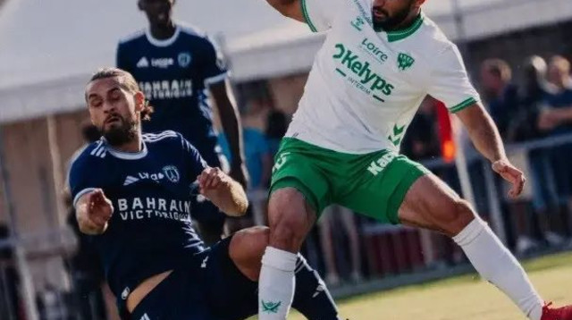 מחמוד ג'אבר שחקן סנט אטיין (צילום: אתר רשמי, סנט אטיין)