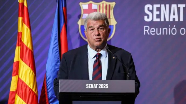 גאה. לאפורטה (צילום: GettyImages, Javier Borrego / AFP7)