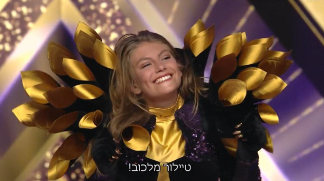 טיילור מלכוב "הזמר במסכה" (צילום: צילום מסך קשת 12)