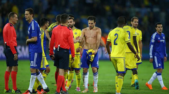 מכבי ת"א מול צ'לסי בליגת האלופות (צילום: Ian Walton/Getty Images)