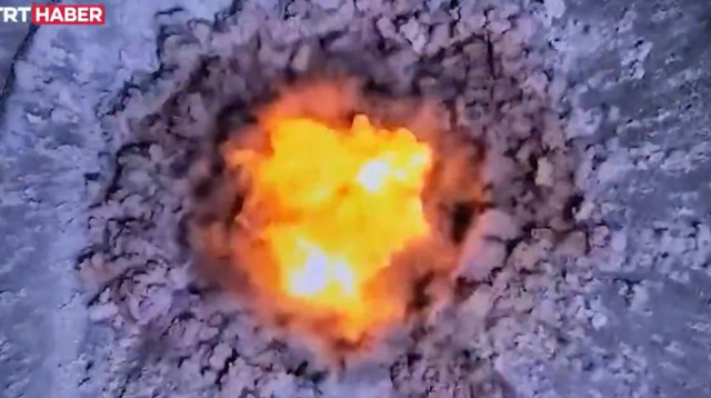 הפצצה החדשה של טורקיה (צילום: צילום מסך רשתות ערביות)