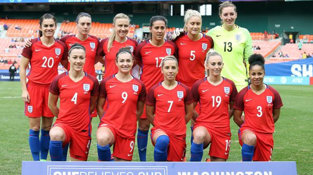 נבחרת אנגליה בכדורגל נשים (צילום: Icon Sportswire)