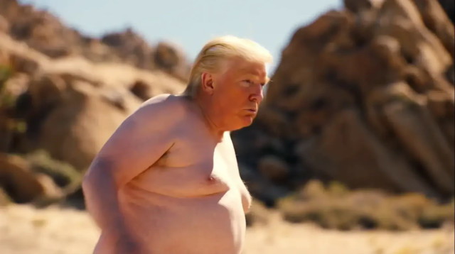 דונלד טראמפ עירום בסדרה סאות' פארק (צילום: צילום מסך, South Park Studios)