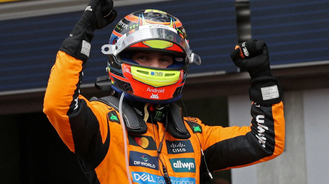 אוסקר פיאסטרי נהג קבוצת מקלארן, פורמולה 1 (צילום: רויטרס)