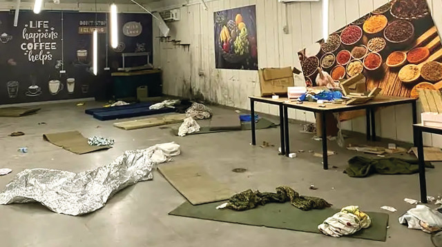 חדר האוכל במוצב סופה (צילום: דובר צה"ל)