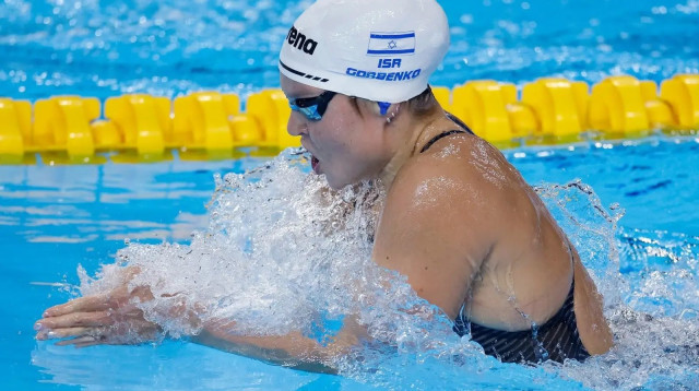 אנסטסיה גורבנקו, אליפות העולם בשחייה בסינגפור, 2025 (צילום: אתר רשמי, סימונה קסטרווילארי. איגוד השחייה)