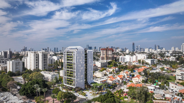 פרויקט ההתחדשות במתחם בניהו שקד ברמת גן (צילום: הדמיה Masa architecture)