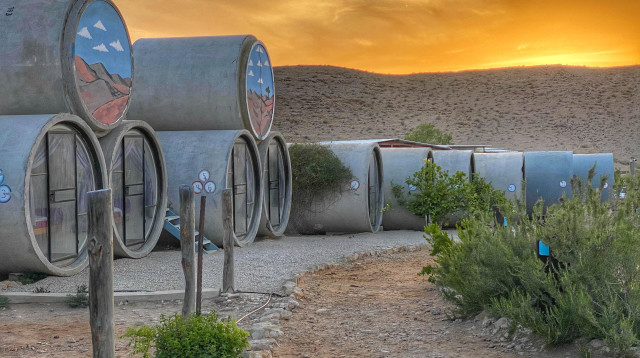 מתחם "צוותא" בחוות נאות (צילום: גולן בן דרור)