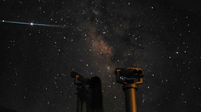 כוכבים בחניון לילה בארות (צילום: יוליה חייבולייב, רשות הטבע והגנים)