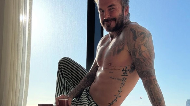 דייויד בקהאם (צילום: מסך אינסטגרם)