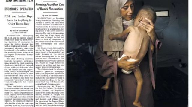 תמונת הכתבה של הניו-יורק טיימס  (צילום: צילום מסך רשתות חברתיות לפי חוק 27א לזכויות יוצרים)