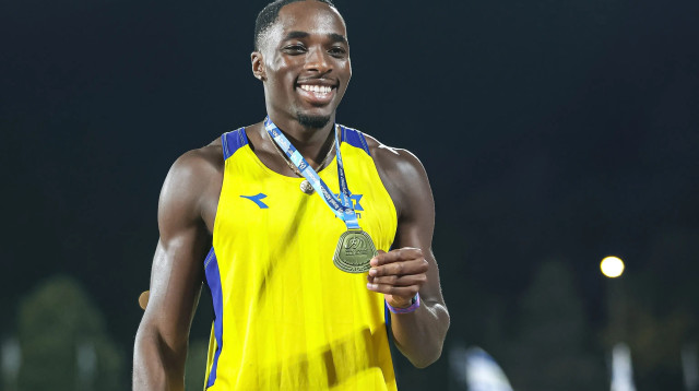 בלסינג אפריפה, אלוף ישראל ריצת 200 מטר (צילום: לילך וייס רוזנברג)