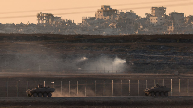 גבול רצועת עזה (צילום:  JACK GUEZ/AFP via Getty Images)