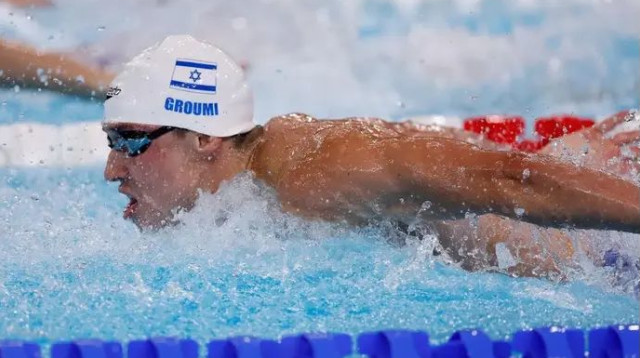 הופעה מכובדת מאוד. גרומי (צילום: הוועד האולימפי בישראל)