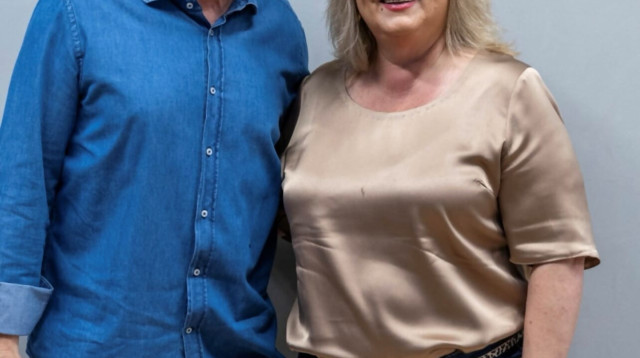 סיגלית הורן גלפרין ודרור בהט (צילום: עזרא לוי)