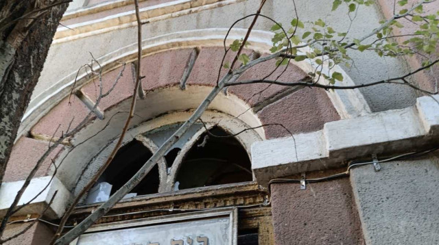 בית הכנסת באודסה שנפגע מכטב"מ רוסי (צילום: יח"צ הקהילה היהודית באודסה)