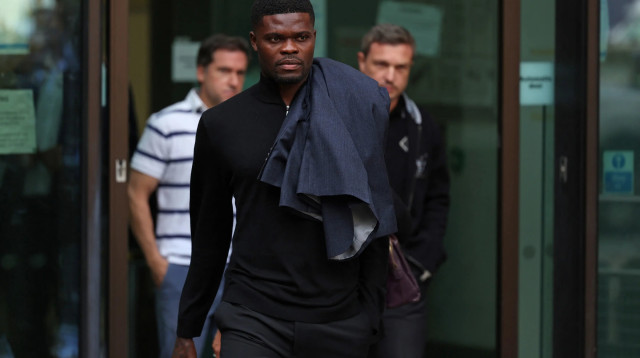 תומאס פארטיי בבית המשפט (צילום: GettyImages, ADRIAN DENNIS/AFP)