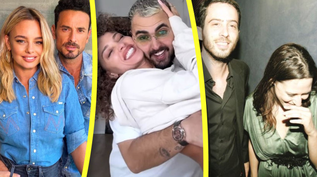 יעל בר זוהר וגיא זוארץ, עדן פינס ואושר כהן, יונית לוי ועידו רוזנבלום (צילום: יחצ,שימוש לפי סעיף 27א')