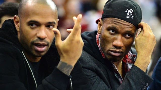 דידייה דרוגבה, תיירי הנרי (צילום: Getty images)