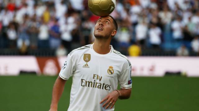 החיוכים נראים כמו היסטוריה רחוקה. הזאר מוצג בריאל מדריד (צילום: רויטרס)