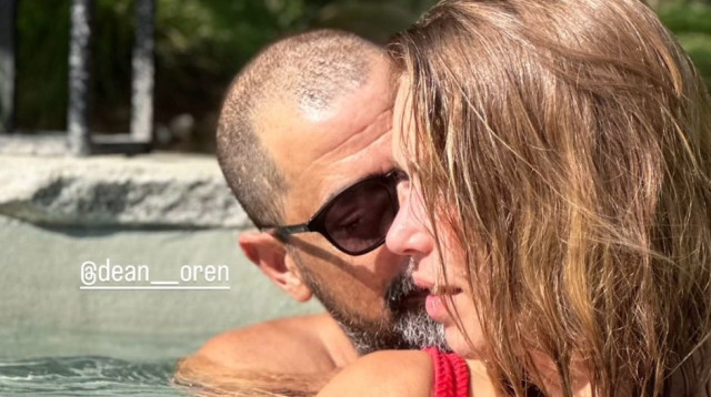 אסי ישראלוף והחברה החדשה (צילום: צילום מסך אינסטגרם)