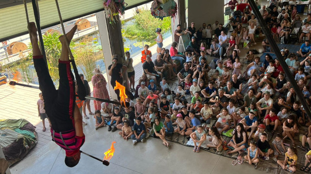 פסטיבל "ים בפסולת" (צילום: המרכז לחינוך סביבתי בחירייה)