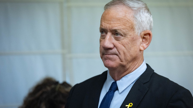 בני גנץ (צילום: יונתן זינדל, פלאש 90)