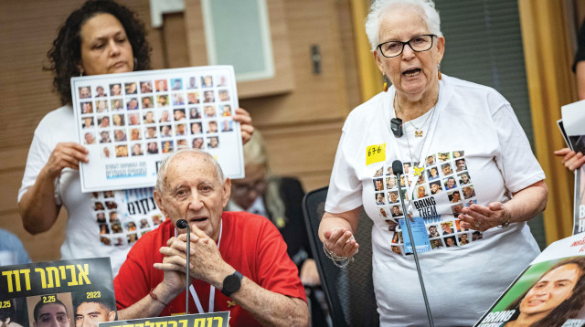 חנה גפרית בכנסת (צילום: יונתן זינדל, פלאש 90)