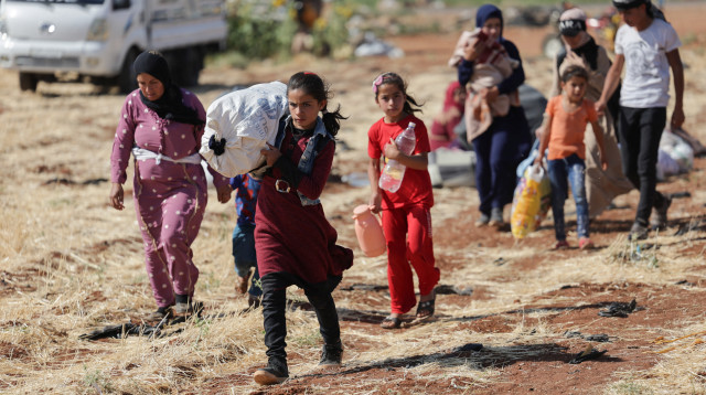 פליטים דרוזים, הטבח בדרוזים בסווידא סוריה (צילום: רויטרס)