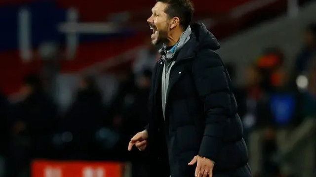 שוב חגג. סימאונה (צילום: רויטרס)