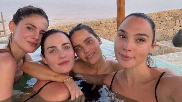 גל גדות, רותם סלע, יעל גולדמן ולירון ויצמן (צילום: צילום מסך אינסטגרם)