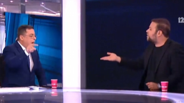 טופז לוק ובן כספית ב"פגוש את העיתונות" (צילום: צילום מסך, רשת X)