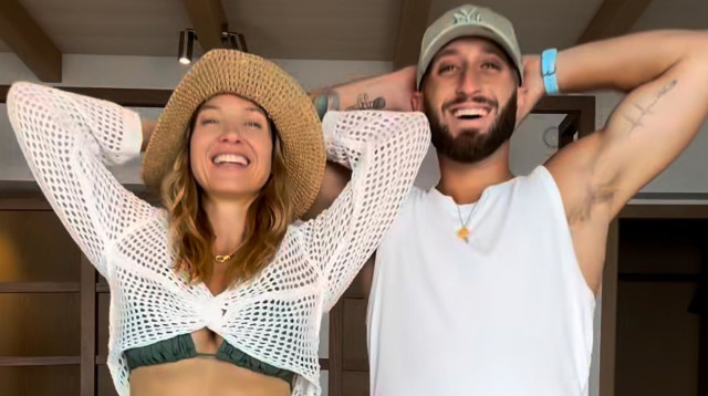 עדי הימלבלוי ובן זיני בחופשה ביוון (צילום: צילום מסך אינסטגרם)