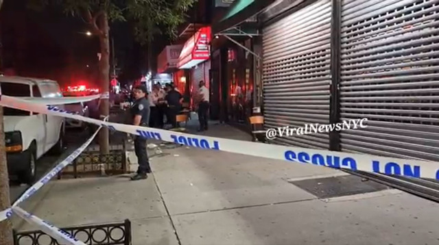 ירי בברוקלין (צילום: צילום מסך רשת X)