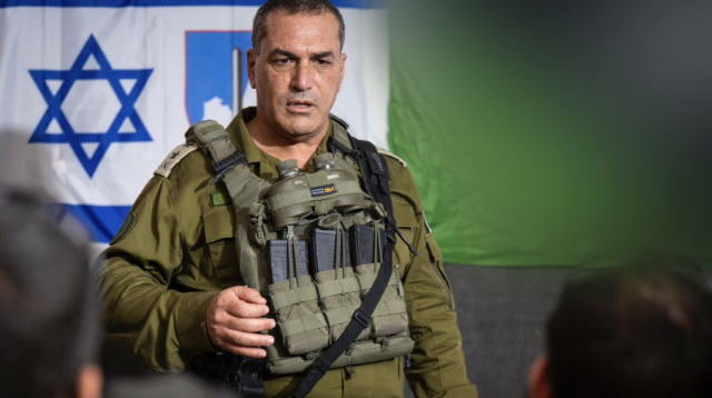 הרמטכ"ל אייל זמיר ברצועת עזה (צילום: דובר צה"ל)