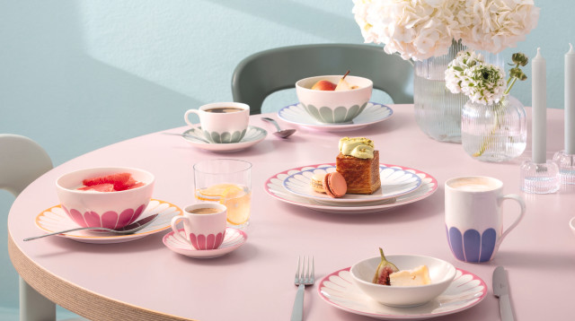 קולקציית FLEUR מבית Villeroy & Boch (צילום: באדיבות www.villeroy-boch.co.uk)