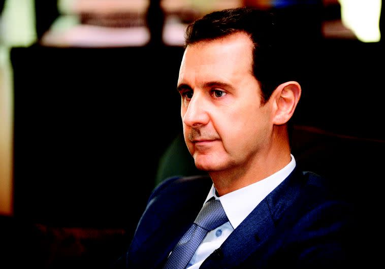 אסד. מאיים על ישראל. צילום: רויטרס