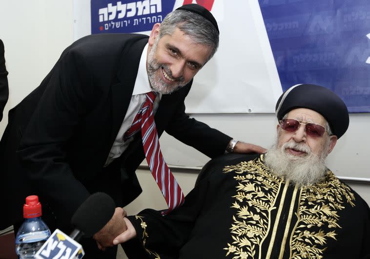 &quot;הגעגועים רק גוברים&quot; ישי עם הרב עובדיה. צילום: פלאש 90