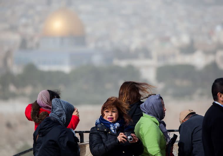 תיירים בירושלים. ארכיון: פלאש 90
