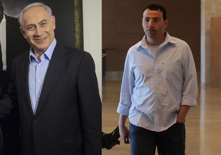 דרוקר ונתניהו. צילום: פלאש 90