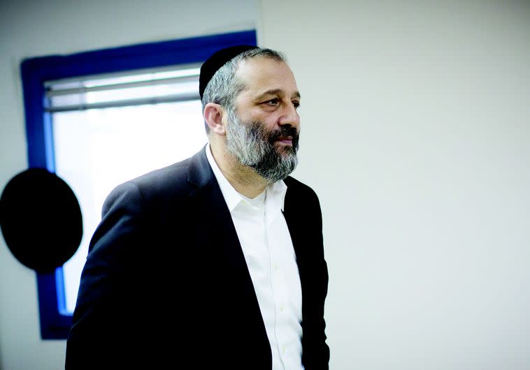 דרעי. הרשעתו התבססה בעיקר על עדות עד המדינה. צילום: יונתן זינדל, פלאש 90