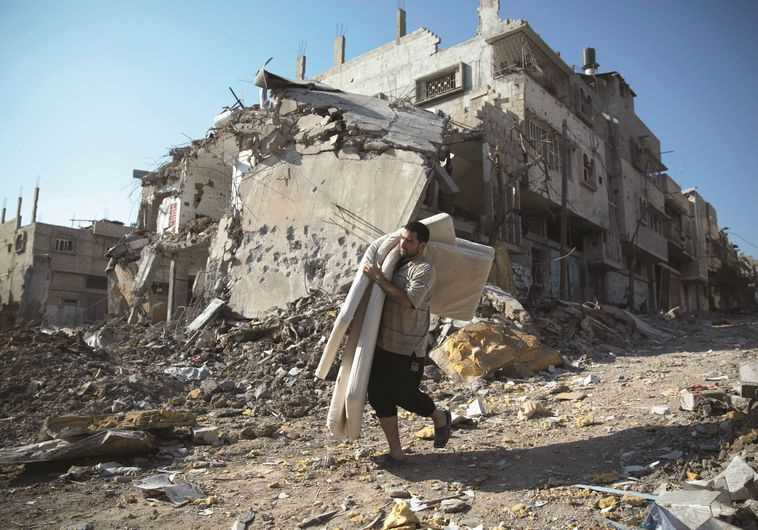 עזה לאחר מבצע צוק איתן. צילום: רויטרס